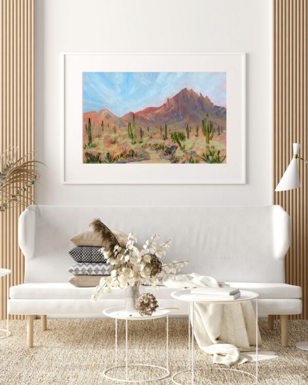 Desert Landscape painting wall art
