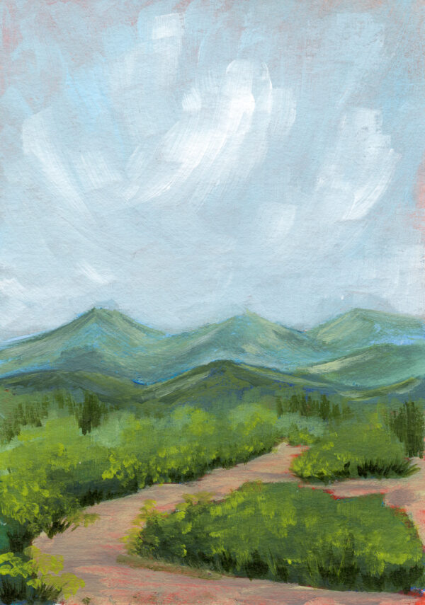Landscape wall art