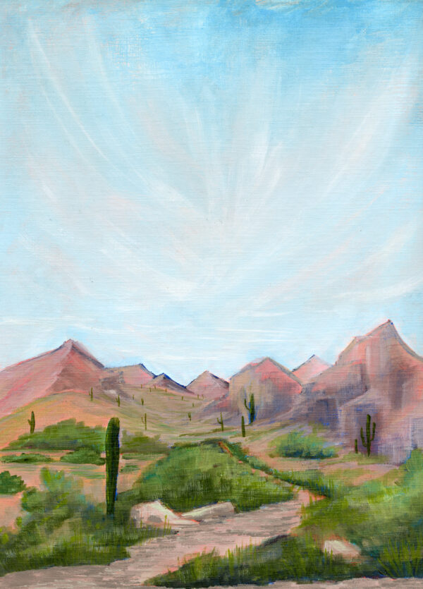 Modern landscape artist