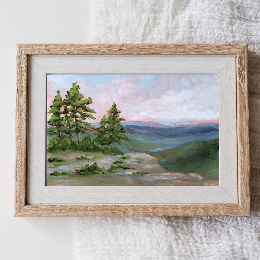 With the Morning Landscape Painting